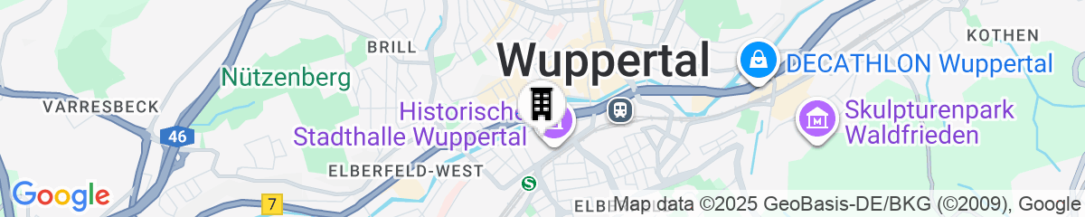 Map for Vienna House Easy by Wyndham Wuppertal