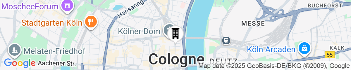 Map for Hotel Mondial am Dom Cologne - MGallery