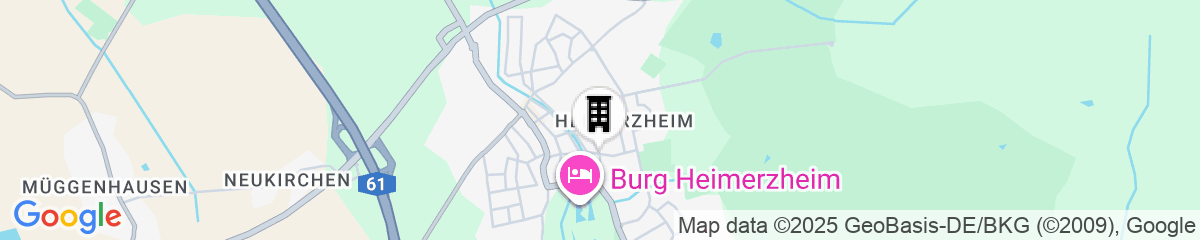 Map for Landidyll Hotel Weidenbrück