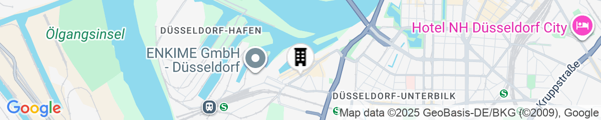 Map for Radisson Blu Media Harbour Hotel, Düsseldorf
