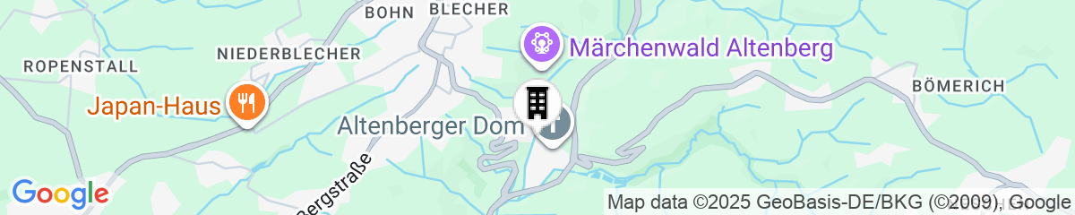 Map for Romantik Hotel-Restaurant Altenberger Hof