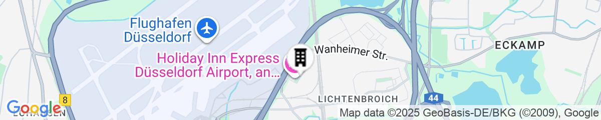 Map for Novotel Duesseldorf Airport