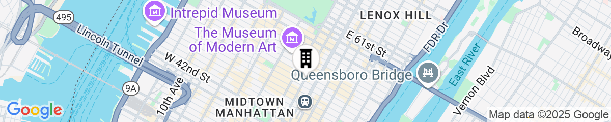 Map for The Towers at Lotte New York Palace