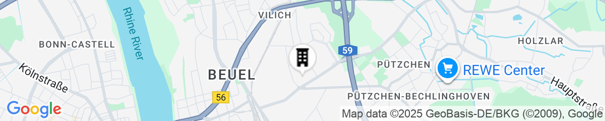 Map for Garten Hotel Bonn