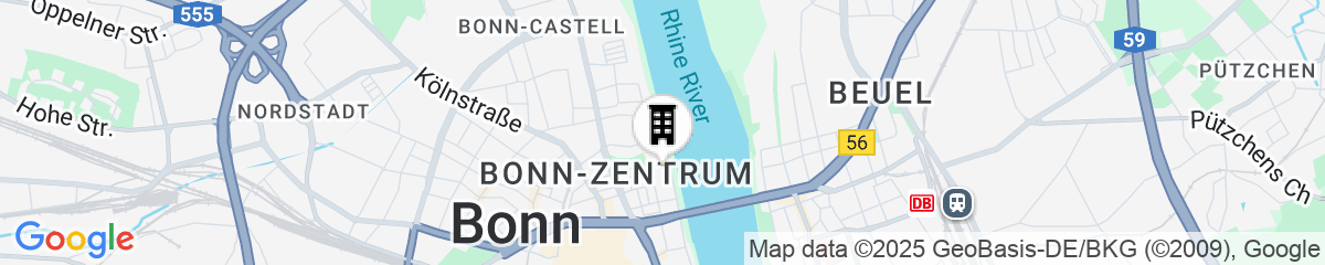 Map for Prize by Radisson, Bonn City