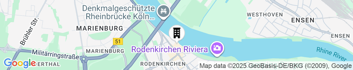 Map for rugs HOTEL Köln