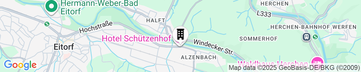 Map for Hotel Schützenhof