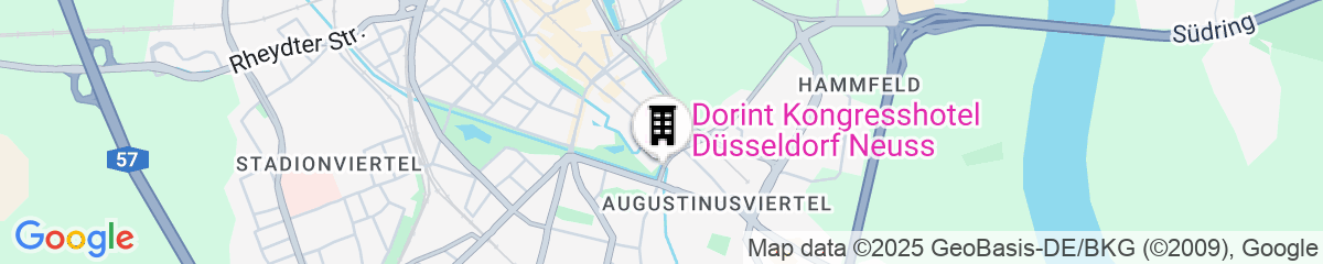 Map for Dorint Kongresshotel Düsseldorf/Neuss