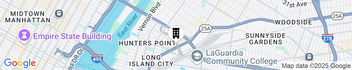 Map for Hyatt Place Long Island City/New York City