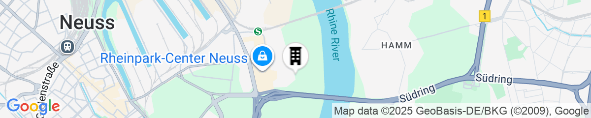 Map for Crowne Plaza Düsseldorf-Neuss by IHG