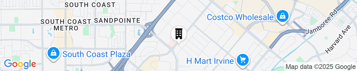 Map for Homewood Suites By Hilton Irvine John Wayne Airport