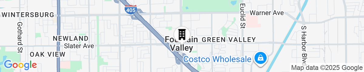 Map for Ayres Hotel Fountain Valley - Huntington Beach