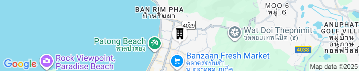 Map for TRIBE Phuket Patong by Accor