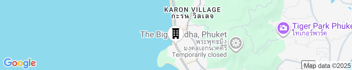 Map for Sugar Marina Hotel -POP- Kata Beach