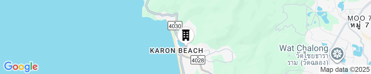 Map for GLOW Mira Karon Beach