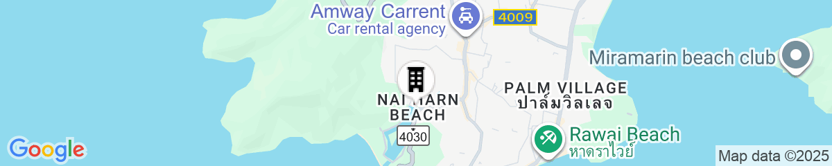 Map for The Gallery Hotel Nai Harn