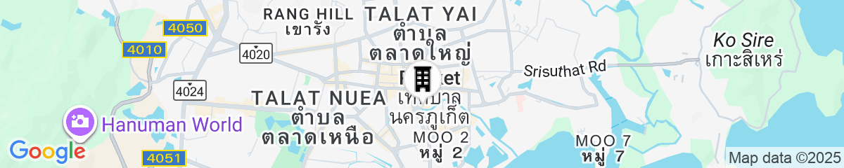 Map for Courtyard by Marriott Phuket Town