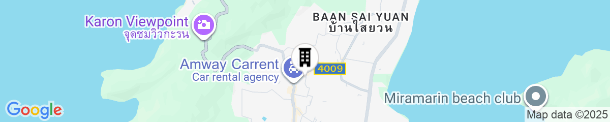 Map for Peace Blue Naiharn Naturist Resort Phuket