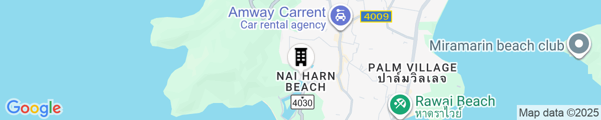 Map for Naiharn Beach Resort