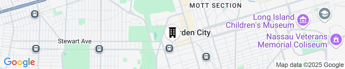 Map for The Garden City Hotel