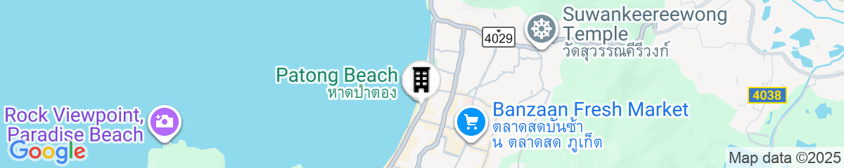 Map for La Flora Resort Patong