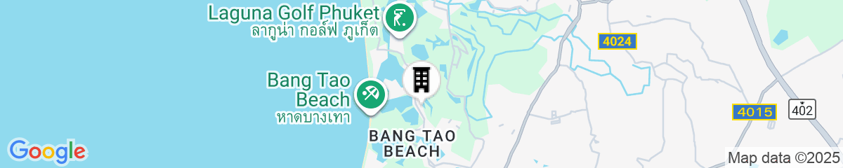 Map for Homm Suites Laguna, part of Banyan Group