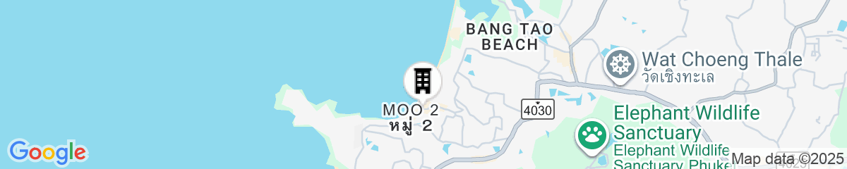 Map for Bangtao Beach Chalet