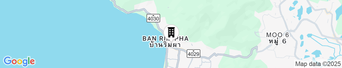 Map for Andaman Beach Hotel Phuket - Handwritten Collection