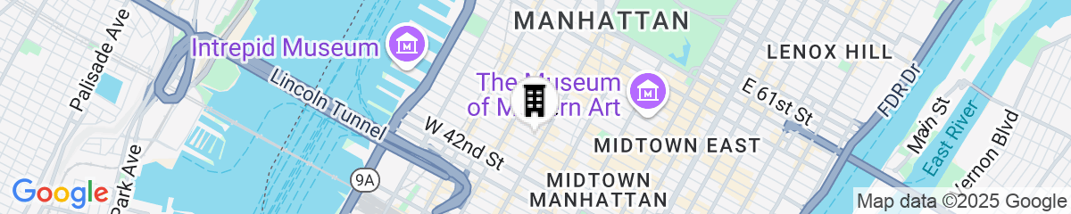 Map for Hotel Riu Plaza New York Times Square