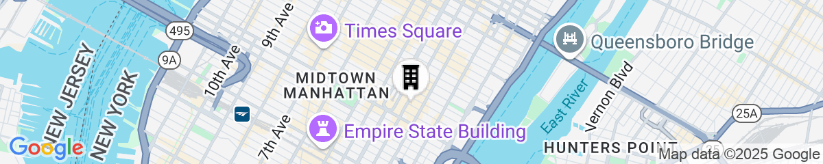 Map for Fitzpatrick Grand Central