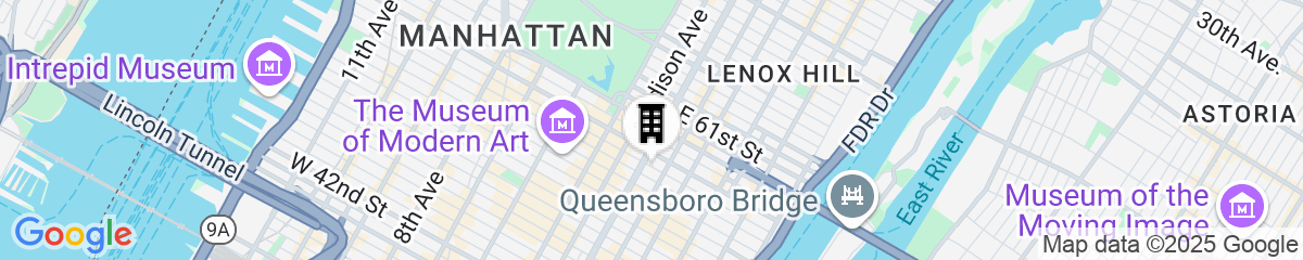 Map for The Lombardy Hotel