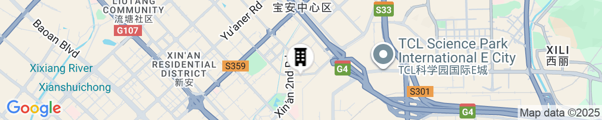 Map for Hampton by Hilton Shenzhen Baoan Xinan