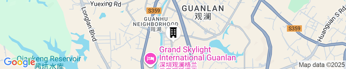 Map for Shenzhen Meiji Hotel
