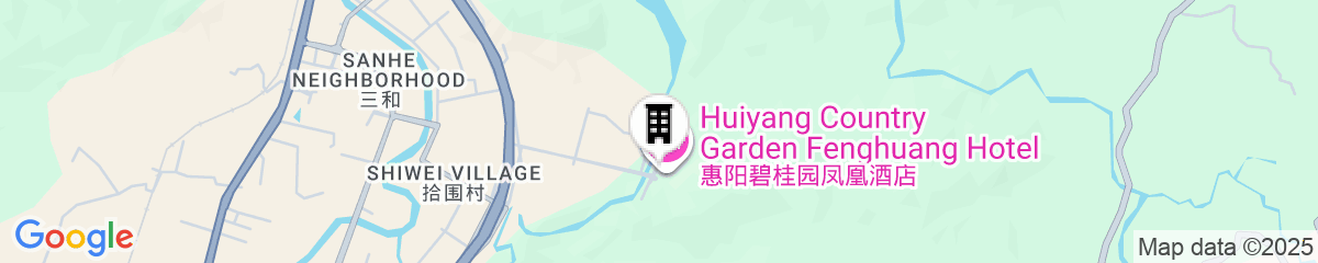 Map for Country Garden Phoenix Tonghu Hotel
