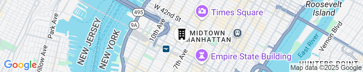 Map for Henn na Hotel New York