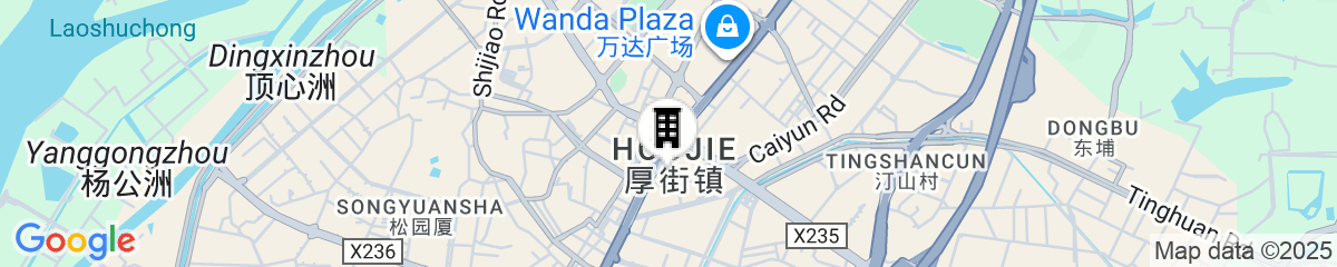 Map for Shan Zhi Ye Serviced Apartment Hotel - Houjie Wanda Plaza Liaoxia Subway Station