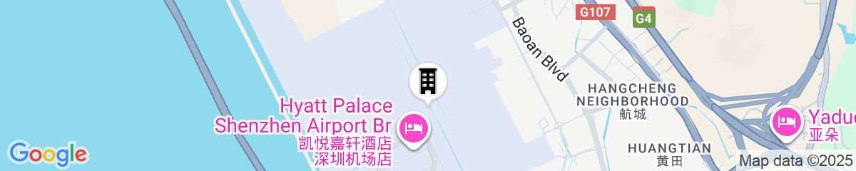 Map for Hyatt Regency Shenzhen Airport