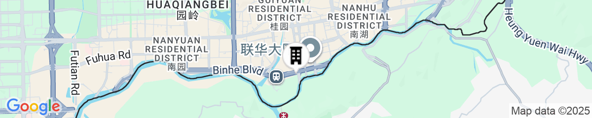 Map for Palace Hotel Shenzhen Luohukou