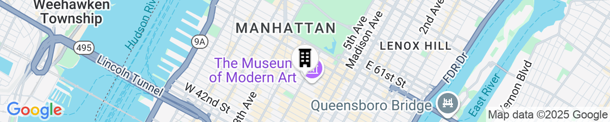 Map for The Hilton Club - New York