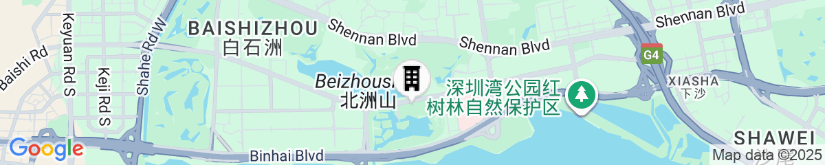 Map for The Oct Harbour, Shenzhen - Marriott Executive Apartments