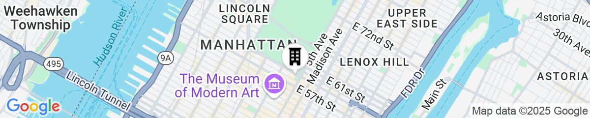 Map for The Plaza - A Fairmont Managed Hotel