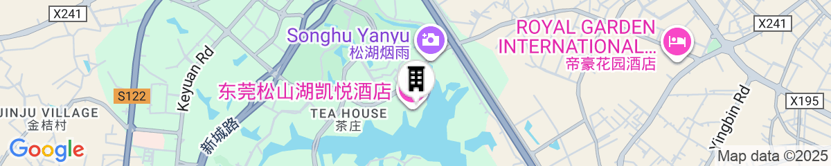 Map for Hyatt Regency Dongguan