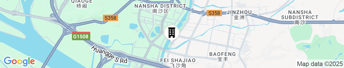 Map for Sheraton Guangzhou Nansha Hotel