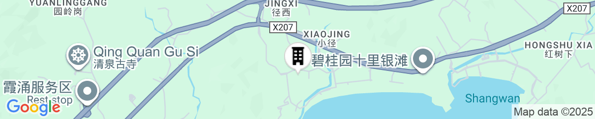 Map for Le Méridien Xiaojing Bay