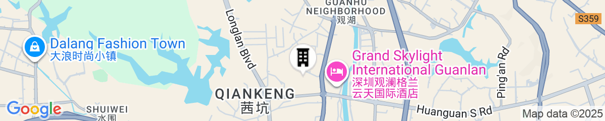 Map for Grand Skylight International Hotel Guanlan