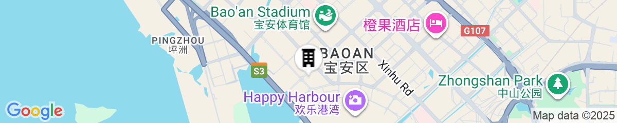 Map for JW Marriott Hotel Shenzhen Bao'an