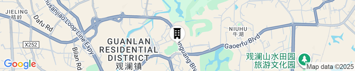 Map for Hard Rock Hotel Shenzhen