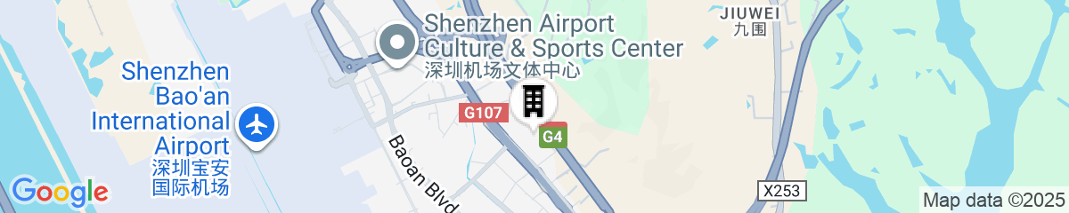 Map for Hyatt Place Shenzhen Airport