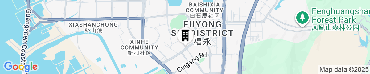 Map for Hilton Garden Inn Shenzhen Airport