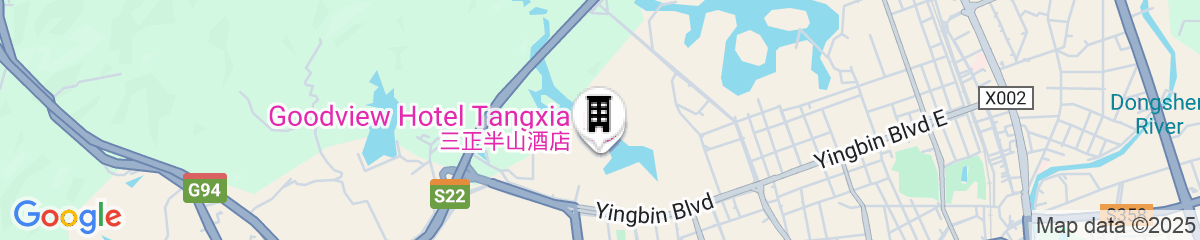 Map for Goodview Hot Spring Hotel Tangxia